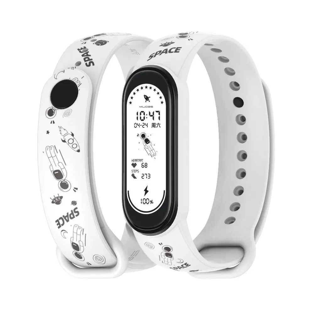 Printing Strap for Xiaomi Miband 5 6 Sports Silicone Wristband Xiaomi Bracelet Replacement Bands Correa for Mi Band 4 3 Belt
Printing Strap for Xiaomi Miband 5 6 Sports Silicone Wristband Xiaomi Bracelet Replacement Bands Correa for Mi Band 4 3 Belt
