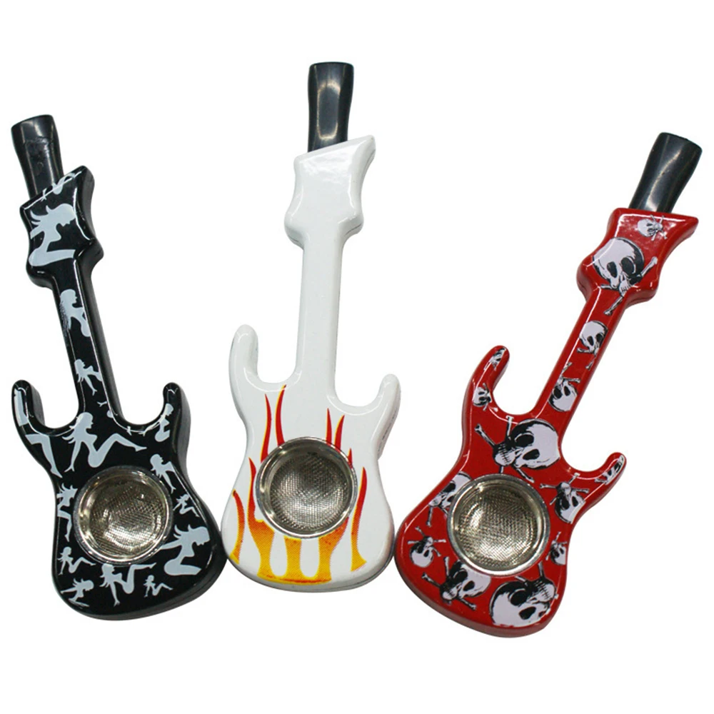 Personal Gadget Creative Guitar Shape Beautifully Colorful Tobacco Pipe Detachable Portable Smoking Pipes Random Color
Personal Gadget Creative Guitar Shape Beautifully Colorful Tobacco Pipe Detachable Portable Smoking Pipes Random Color