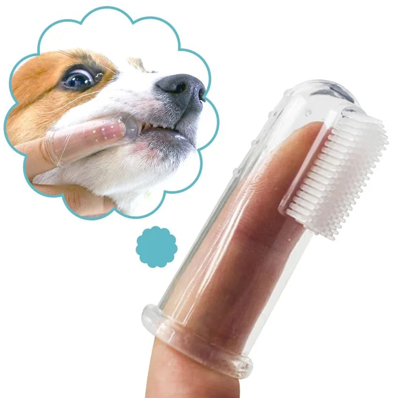 Pet Toothbrush Super Soft Pet Finger Brush Dog Bad Breath Tartar Tooth Care Tool Pet Cleaning Silica Supplies
Pet Toothbrush Super Soft Pet Finger Brush Dog Bad Breath Tartar Tooth Care Tool Pet Cleaning Silica Supplies
