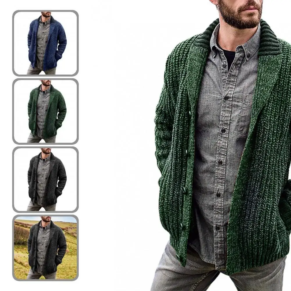 Loose Fashionable Single-breasted Male Sweater Warm Sweater Coat Solid Color for Spring
Loose Fashionable Single-breasted Male Sweater Warm Sweater Coat Solid Color for Spring
