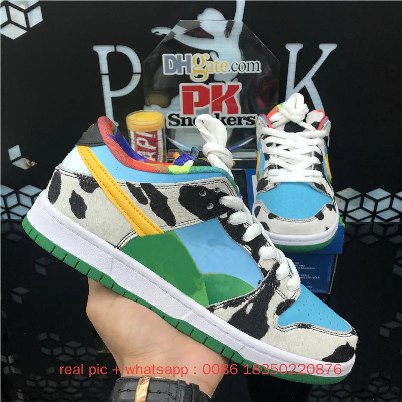 Новинка 2021 Высококачественная массивная обувь Dunky SB Dunks Shadow Ben Jerry Samba Sashiko