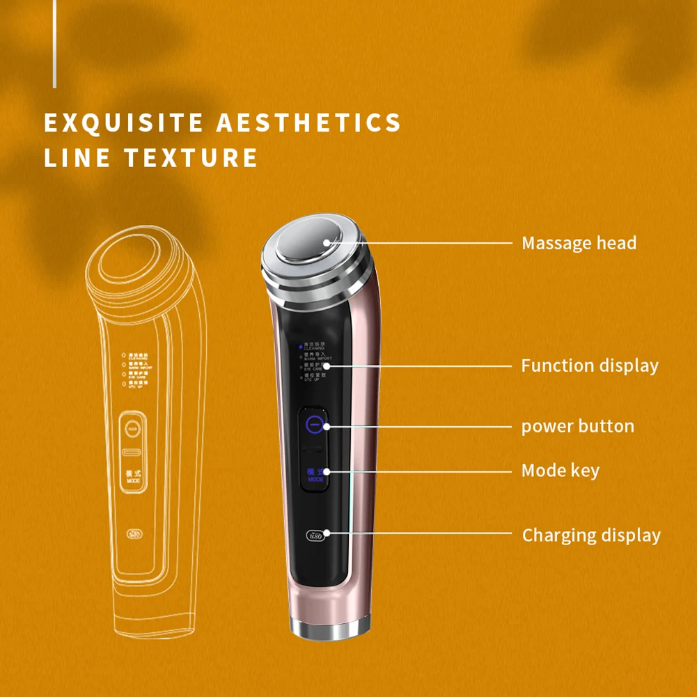 Ultrasonic Phototherapy Beauty Instrument Face Cleaner Beauty Device Skin Rejuvenation Pore Cleaning Export Removal Tool 
Ultrasonic Phototherapy Beauty Instrument Face Cleaner Beauty Device Skin Rejuvenation Pore Cleaning Export Removal Tool
