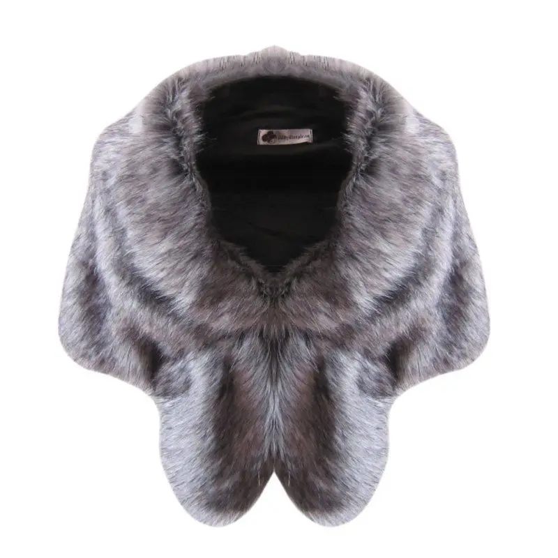 Women Faux Fur Wedding Coats Winter Warm Jacket Shrug Shawl Outerwear Lady Cape Daily Wear
Women Faux Fur Wedding Coats Winter Warm Jacket Shrug Shawl Outerwear Lady Cape Daily Wear