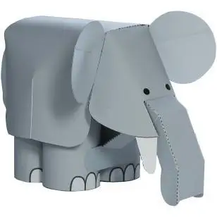 Elephant paper craft 3D paper model toy parent-child DIY kindergarten activity handmade origami
Elephant paper craft 3D paper model toy parent-child DIY kindergarten activity handmade origami