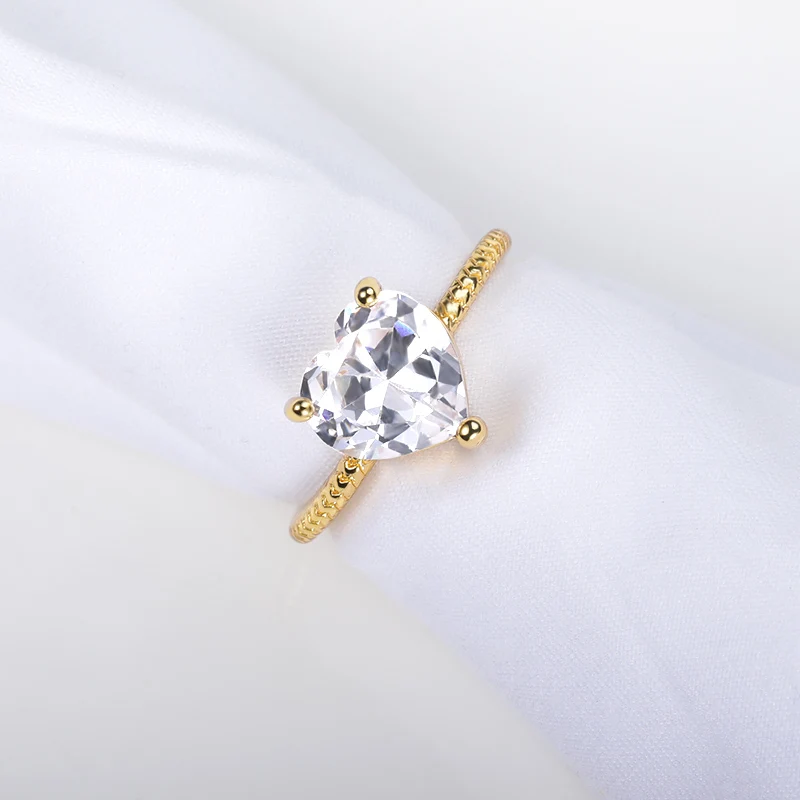 CC Heart Rings For Women Luxury Heart-shaped Gold Silver Color Wedding Engagement Ring Bridal Jewelry Zircon Fashion Jewelry Bff
CC Heart Rings For Women Luxury Heart-shaped Gold Silver Color Wedding Engagement Ring Bridal Jewelry Zircon Fashion Jewelry Bff
