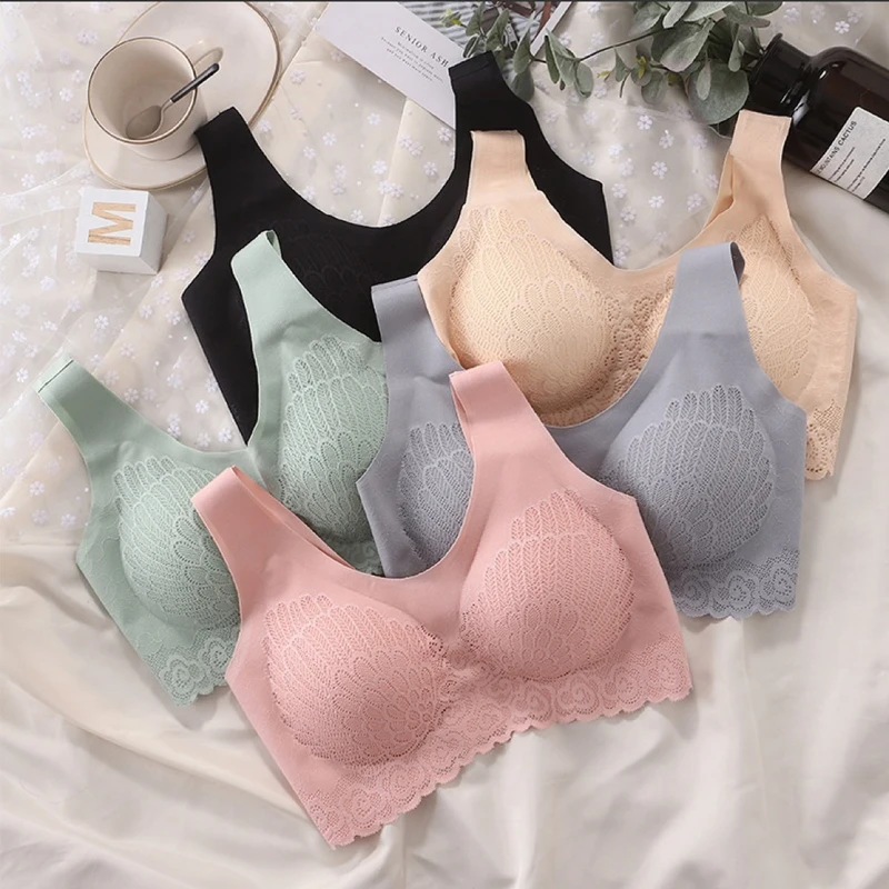 All Seasons Women Seamless Underwear Plus Size Bra 3XL4XL Bras Padded Bralette Brassiere Sexy Lace Brassiere Lingerie
All Seasons Women Seamless Underwear Plus Size Bra 3XL4XL Bras Padded Bralette Brassiere Sexy Lace Brassiere Lingerie