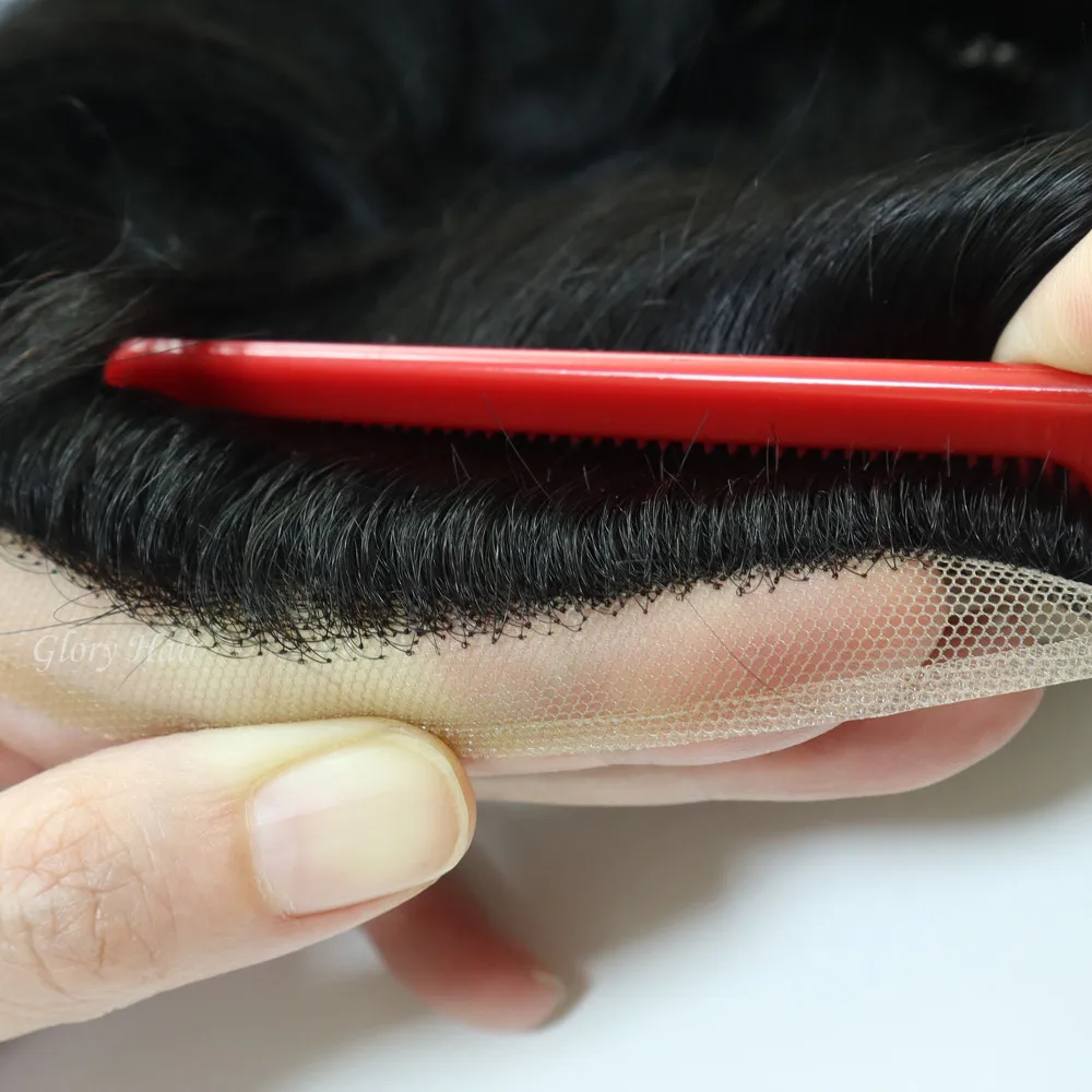 GLORYHAIR Duro Mono Lace - Lace in Front Toupee Human Hair Pieces for Men 130% Density Wig
GLORYHAIR Duro Mono Lace - Lace in Front Toupee Human Hair Pieces for Men 130% Density Wig