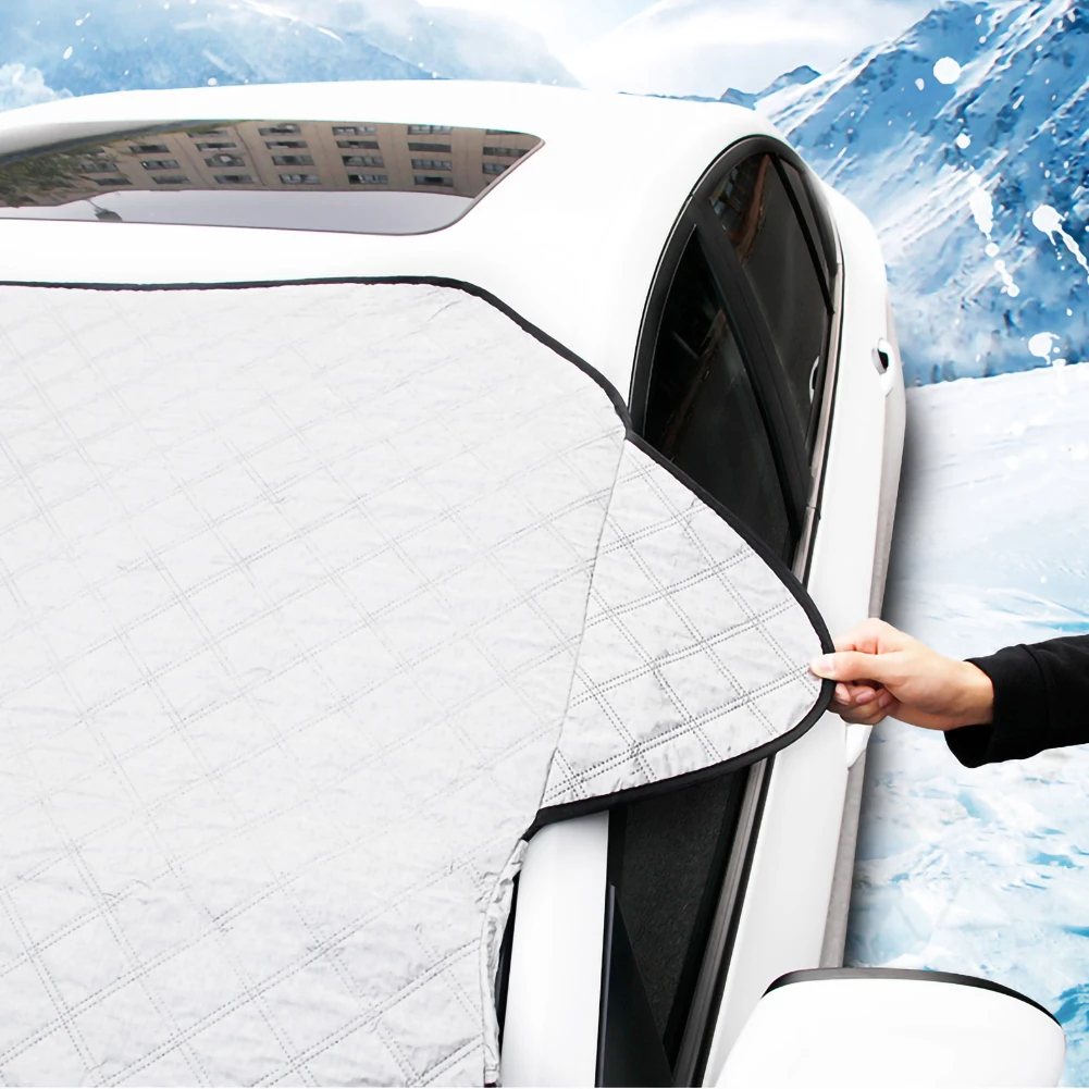 Magnetic Car Windshield Snow Cover Tarp Winter Ice Scraper Frost Dust Guard Sunshade Protector
Magnetic Car Windshield Snow Cover Tarp Winter Ice Scraper Frost Dust Guard Sunshade Protector