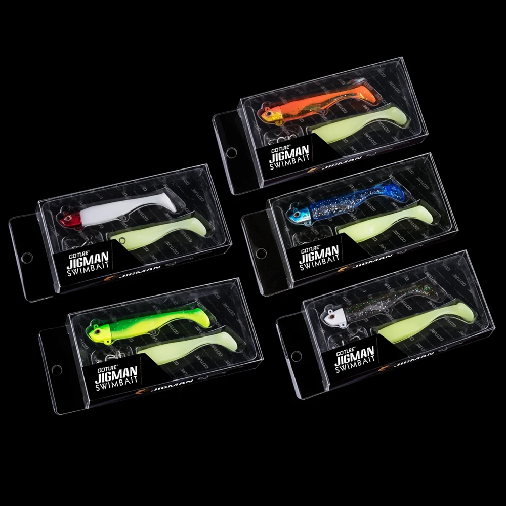 Goture Jigman 5pcs Soft Fishing Lure Jig Head Balancer Luminous Bait Full Swing Strength Treble Hook For Carp Swimbait 5 color
Goture Jigman 5pcs Soft Fishing Lure Jig Head Balancer Luminous Bait Full Swing Strength Treble Hook For Carp Swimbait 5 color
