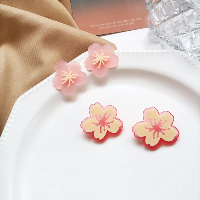 Mihan S925 needle Sweet Jewelry Flower Earrings Pretty Design Sweet Korean Temperament Acetate Stud Earrings For Girls
Mihan S925 needle Sweet Jewelry Flower Earrings Pretty Design Sweet Korean Temperament Acetate Stud Earrings For Girls