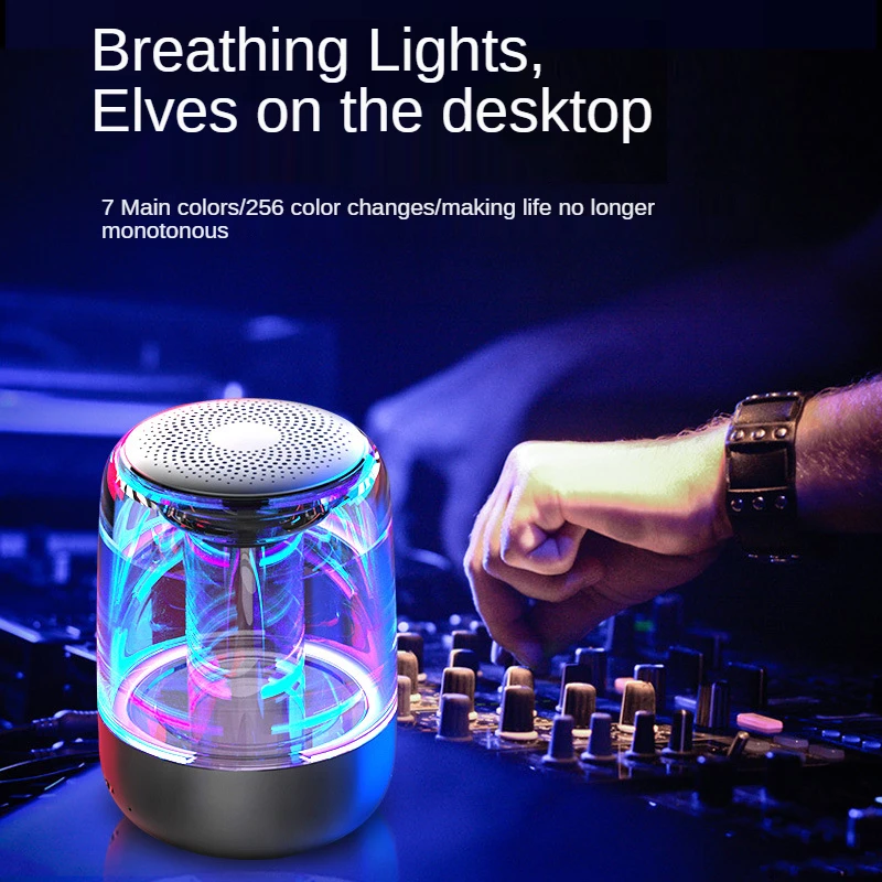 Wireless Bluetooth Speaker Subwoofer Portable Colorful Light Vehicle Crystal Glass
Wireless Bluetooth Speaker Subwoofer Portable Colorful Light Vehicle Crystal Glass
