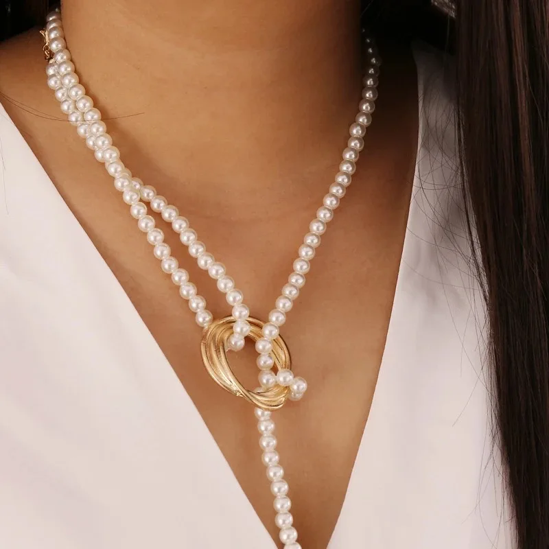 CANZE Baroque Style Geometric Metal Necklace Portrait Coin Vintage Wedding Pearl Necklace Gift
CANZE Baroque Style Geometric Metal Necklace Portrait Coin Vintage Wedding Pearl Necklace Gift