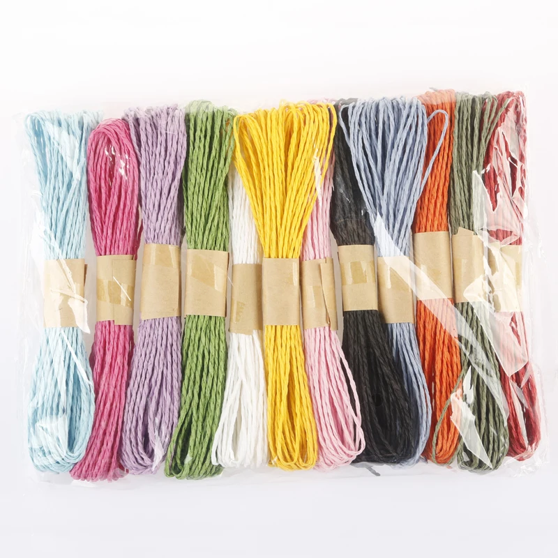 2mm Colorful Paper Rope Cords for Handmade DIY Craft Wedding Candy Cake Cookies Box Packing Wrapping Decoration Scrapbooks 10yd
2mm Colorful Paper Rope Cords for Handmade DIY Craft Wedding Candy Cake Cookies Box Packing Wrapping Decoration Scrapbooks 10yd