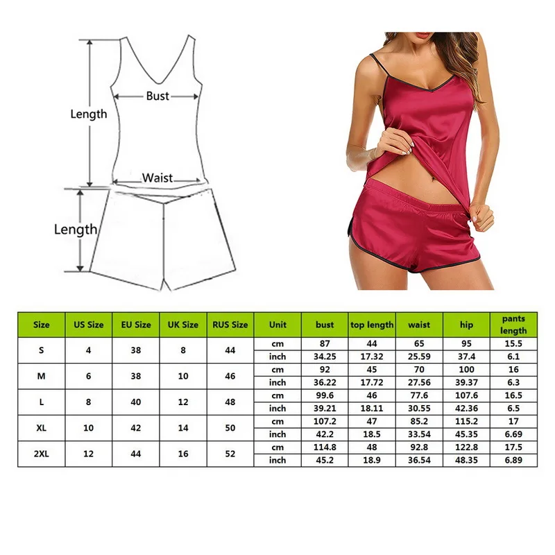 Satin Pajama Women's Seamless Sexy Underwear Pajama Suspender Sleepcoat Shorts Lingerie Set Pajamas For Women Pigiama Donna
Satin Pajama Women's Seamless Sexy Underwear Pajama Suspender Sleepcoat Shorts Lingerie Set Pajamas For Women Pigiama Donna