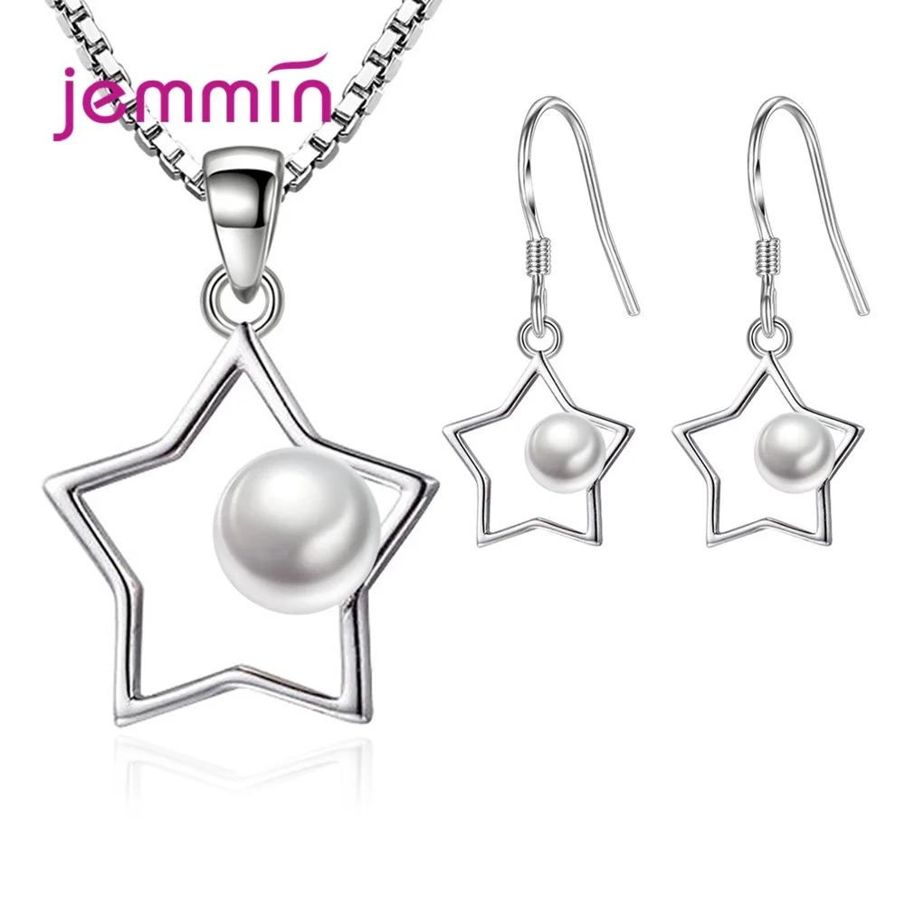 Women Korean Elegant 925 Sterling Silver Sets Pearl Necklaces Wedding Piercing Drop Earrings Party Jewelry Lovers Gift
Women Korean Elegant 925 Sterling Silver Sets Pearl Necklaces Wedding Piercing Drop Earrings Party Jewelry Lovers Gift