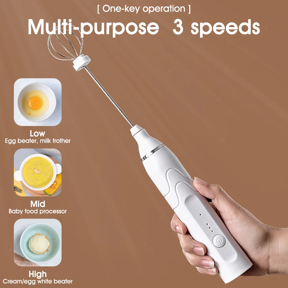 Electric Milk Whisk Whisk Kitchen Hand-held Blender Drink Foaming Agent Coffee Cappuccino Creamer Mini Whisk Foam Mixing Whisk
Electric Milk Whisk Whisk Kitchen Hand-held Blender Drink Foaming Agent Coffee Cappuccino Creamer Mini Whisk Foam Mixing Whisk