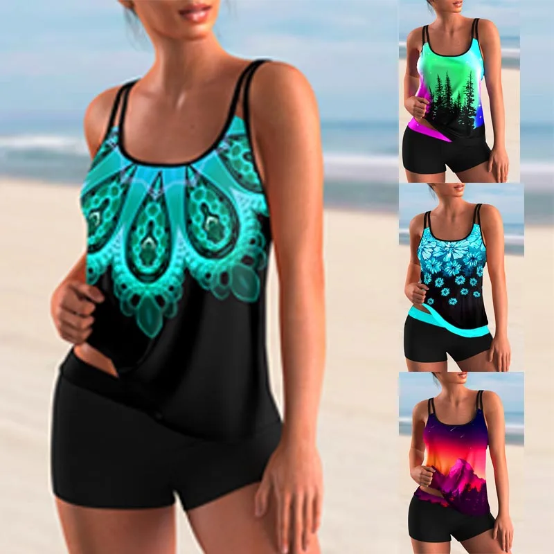 Summer New Ladies Sexy Sling Halter Beach Suit Two-piece Suit
Summer New Ladies Sexy Sling Halter Beach Suit Two-piece Suit