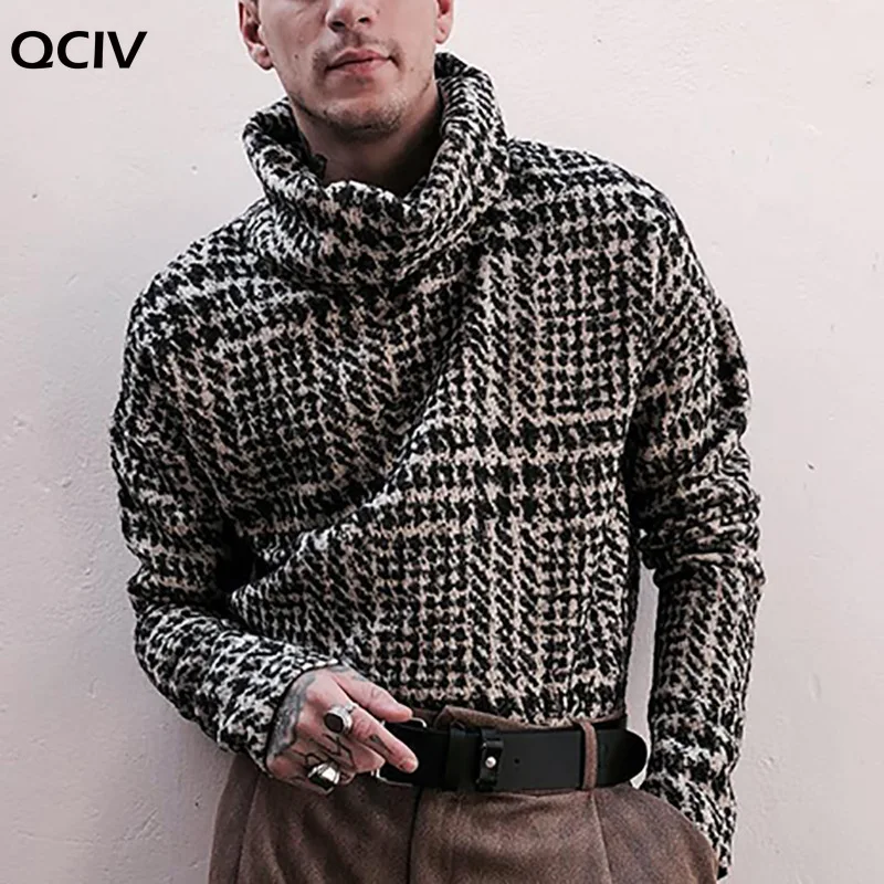 Fashion Knitted Tops For Men Casual Long Sleeve Turtleneck Sweater Vintage Autumn Winter Mens Loose Jumper Male
Fashion Knitted Tops For Men Casual Long Sleeve Turtleneck Sweater Vintage Autumn Winter Mens Loose Jumper Male