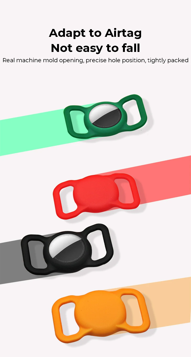 Pet Silicone Protective Case for Apple Airtag GPS Finder Dog Cat Collar Loop, Pet Loop Holder for Air_tag, for Apple Locator Tra
Pet Silicone Protective Case for Apple Airtag GPS Finder Dog Cat Collar Loop, Pet Loop Holder for Air_tag, for Apple Locator Tra