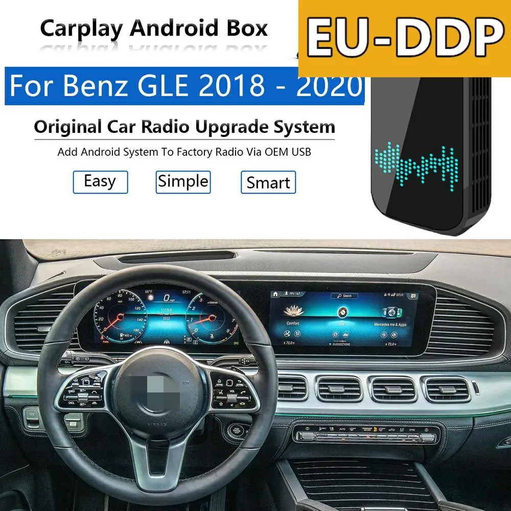 Радио Carplay Обновление Android Авто Аудио для Mercedes Benz GLE 2018 - 2020 Apple Беспроводная коробка автомобильный мультимедийный плеер Mirror Link
Радио Carplay Обновление Android Авто Аудио для Mercedes Benz GLE 2018 - 2020 Apple Беспроводная коробка автомобильный мультимедийный плеер Mirror Link