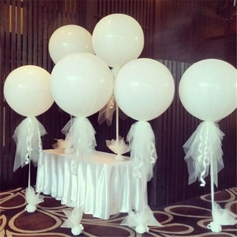 4 Pcs 24-inch White Round Latex Balloons DIY Home Travel Wedding Party Decor Party Wedding Balls Toy
4 Pcs 24-inch White Round Latex Balloons DIY Home Travel Wedding Party Decor Party Wedding Balls Toy