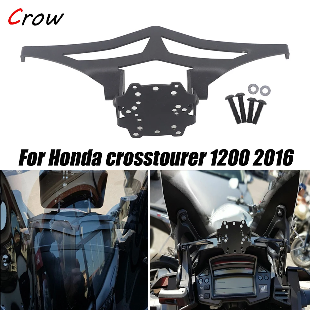 Black Navigation Bracket Mount Smartphone GPS Holder For HONDA Crosstourer 1200 Crosstourer 1200 2016
Black Navigation Bracket Mount Smartphone GPS Holder For HONDA Crosstourer 1200 Crosstourer 1200 2016