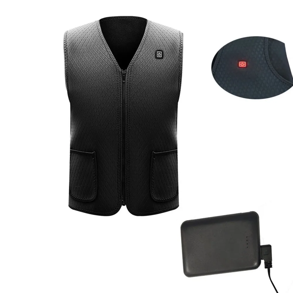 Electric Heated Vest Temperature Adjustable Winter Warm USB Heating Clothes Waistcoat for Women Men Outdoor Hiking Fishing
Electric Heated Vest Temperature Adjustable Winter Warm USB Heating Clothes Waistcoat for Women Men Outdoor Hiking Fishing