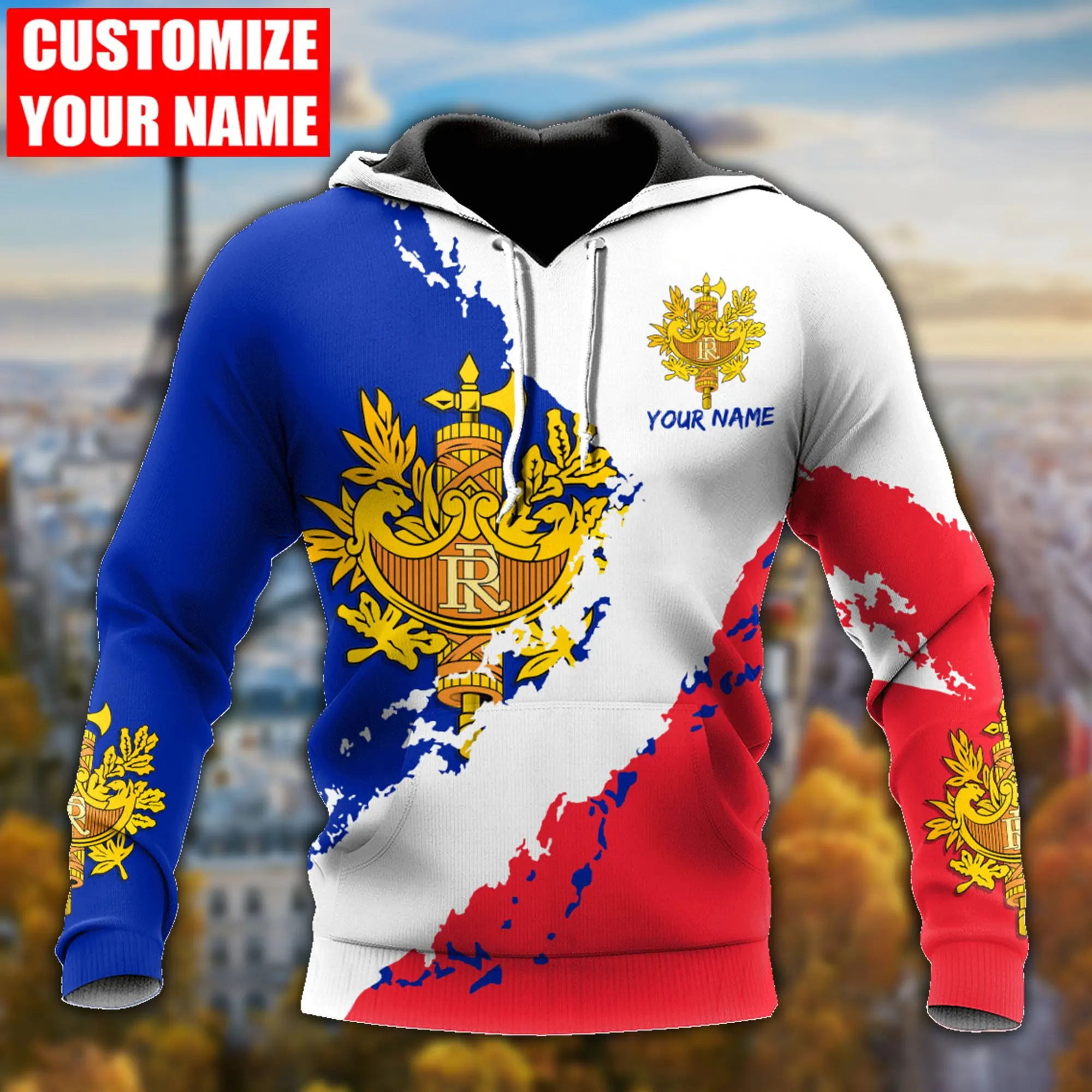 Spring and Autumn Men's and Women's New Fashion Casual Hoodie Personalized France Army 3D All Over Printed Jacket/Zipper - 06
Spring and Autumn Men's and Women's New Fashion Casual Hoodie Personalized France Army 3D All Over Printed Jacket/Zipper - 06