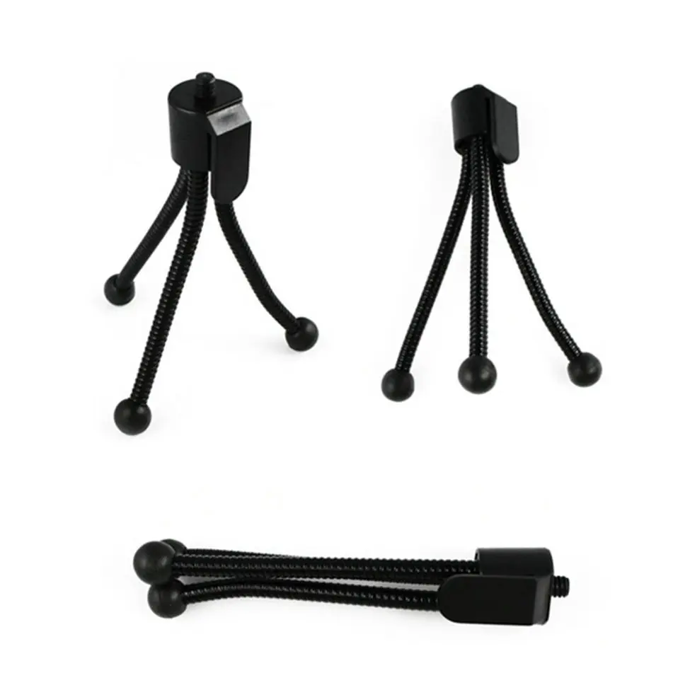 2 в 1 портативный металлический гибкий мини-штатив для GoPro Hero 7 6 5 4 3 + аксессуары SJCAM