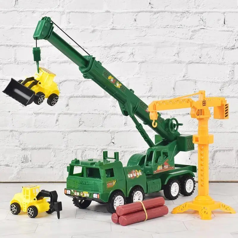 New Inertial crane large construction truck crane crane fire truck children's toy car model boy model car Hot Gift
New Inertial crane large construction truck crane crane fire truck children's toy car model boy model car Hot Gift