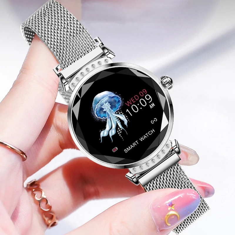 Лидер продаж 3C-Lady H2 Смарт-часы 3D разы стекло пульсометр кровяное давление
