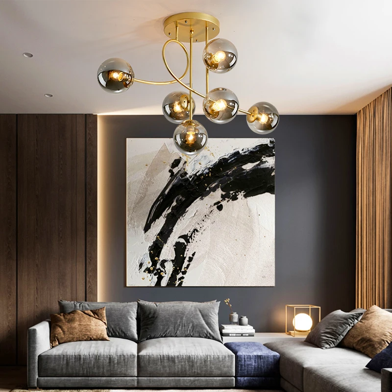 Modern Glass Ball Chandeliers for Dining Room Kitchen Living Room Bedroom Hanging Ceiling Chandelier Indoor Lighting Fixtures
Modern Glass Ball Chandeliers for Dining Room Kitchen Living Room Bedroom Hanging Ceiling Chandelier Indoor Lighting Fixtures