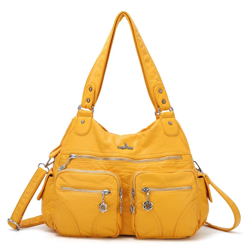 Luxury Soft PU Leather Handbags for Women 2020 High Quality Large Capacity Shopping Tote Bags Ladies Fashion Pocket Shoulder Bag
Luxury Soft PU Leather Handbags for Women 2020 High Quality Large Capacity Shopping Tote Bags Ladies Fashion Pocket Shoulder Bag