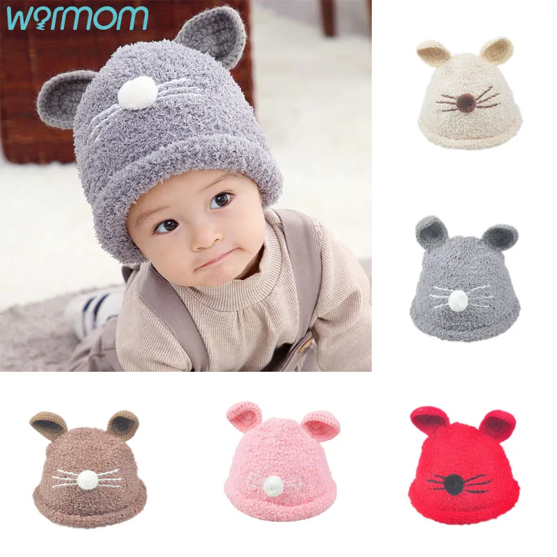 Warmom New Autumn/Winter Children 3D Cat Ears Hat Winter Warm Hats For Boys Girls Printed Cat Beard Cartoon Cute Baby Kids Hat
Warmom New Autumn/Winter Children 3D Cat Ears Hat Winter Warm Hats For Boys Girls Printed Cat Beard Cartoon Cute Baby Kids Hat