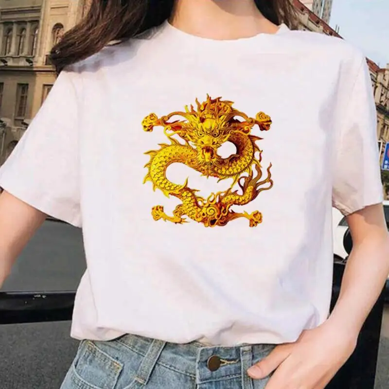 Fashion Mighty Dragon Print T Shirt Women Tops Summer Short Sleeve Casual Tshirt Harajuku Shirt Tee Shirt Femme Camiseta Mujer
Fashion Mighty Dragon Print T Shirt Women Tops Summer Short Sleeve Casual Tshirt Harajuku Shirt Tee Shirt Femme Camiseta Mujer