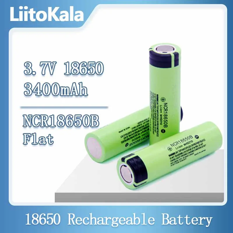 18650 Liitokala 100% Brand New Original Ncr18650b 3.7v 3400mah Rechargeable Lithium Battery
18650 Liitokala 100% Brand New Original Ncr18650b 3.7v 3400mah Rechargeable Lithium Battery