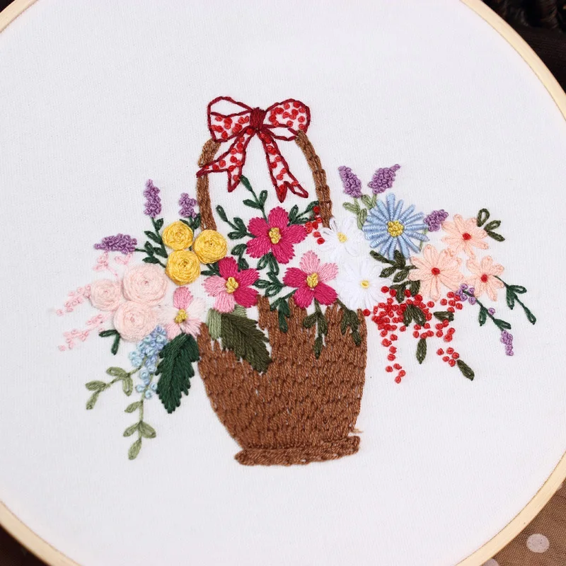 Hand-embroidered Diy Material Package Novice Fabric European Style Wreath Flower Embroidery Lovers Needlework Suit
Hand-embroidered Diy Material Package Novice Fabric European Style Wreath Flower Embroidery Lovers Needlework Suit
