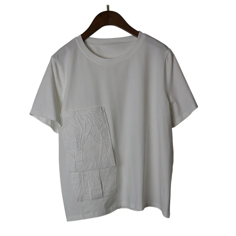 SuperAen 2021 Fashion Spring Summer New O Neck Solid Short Sleeve Top Women T Shirts
SuperAen 2021 Fashion Spring Summer New O Neck Solid Short Sleeve Top Women T Shirts