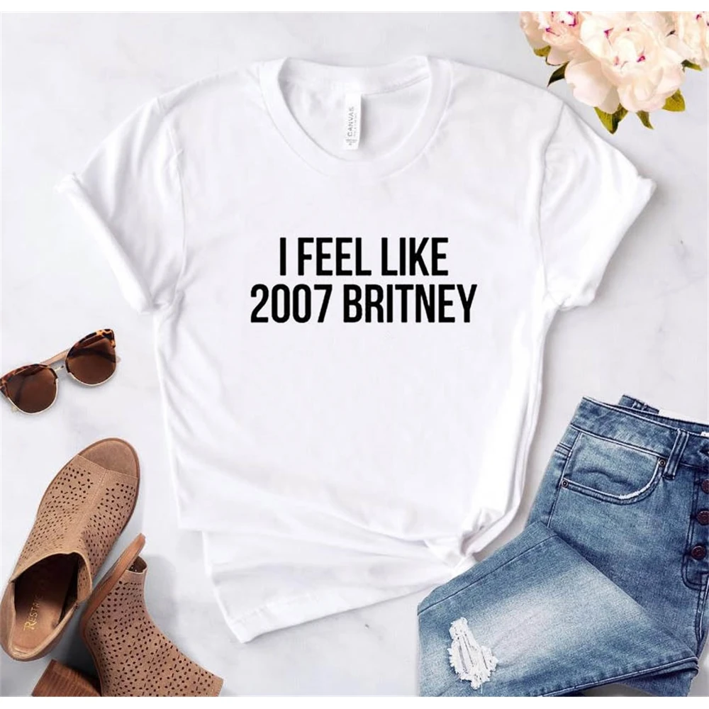Женская футболка с надписью «I feel like 2007», женская футболка Britney с коротким рукавом и круглым вырезом, женская футболка MD0S
Женская футболка с надписью «I feel like 2007», женская футболка Britney с коротким рукавом и круглым вырезом, женская футболка MD0S