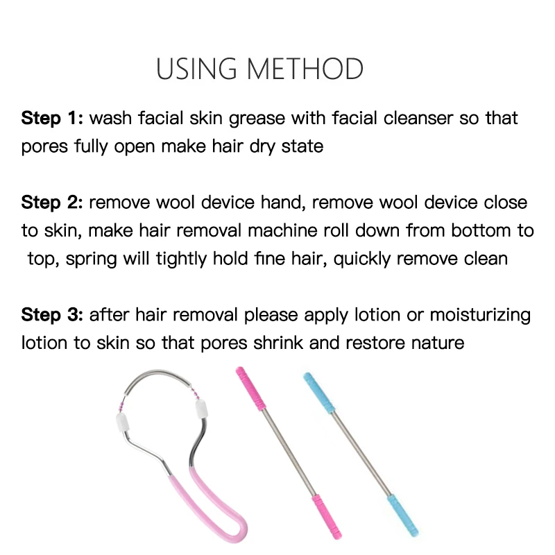 Facial Hair Removal Spring Curved Makeup Remover Hair Removal Stick Sticky Hair Removal Threading Tool Facial Hair Removal
Facial Hair Removal Spring Curved Makeup Remover Hair Removal Stick Sticky Hair Removal Threading Tool Facial Hair Removal