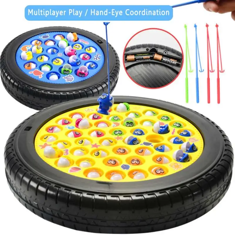 Children's toys spinning disc fishing music electric fishing toys parent-child interactive educational toy for kids xmas gifts
Children's toys spinning disc fishing music electric fishing toys parent-child interactive educational toy for kids xmas gifts