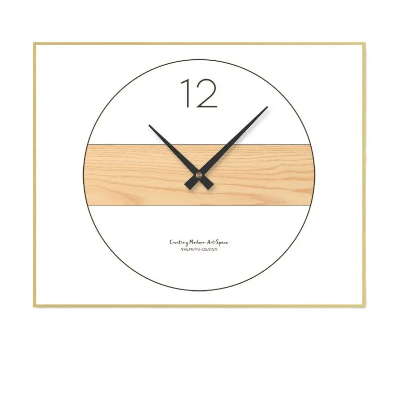 Shielding Box Large Wall Clock Metal Wood Electric Box Luxury Clocks Wall Home Decor Decorative Painting Reloj Gift
Shielding Box Large Wall Clock Metal Wood Electric Box Luxury Clocks Wall Home Decor Decorative Painting Reloj Gift