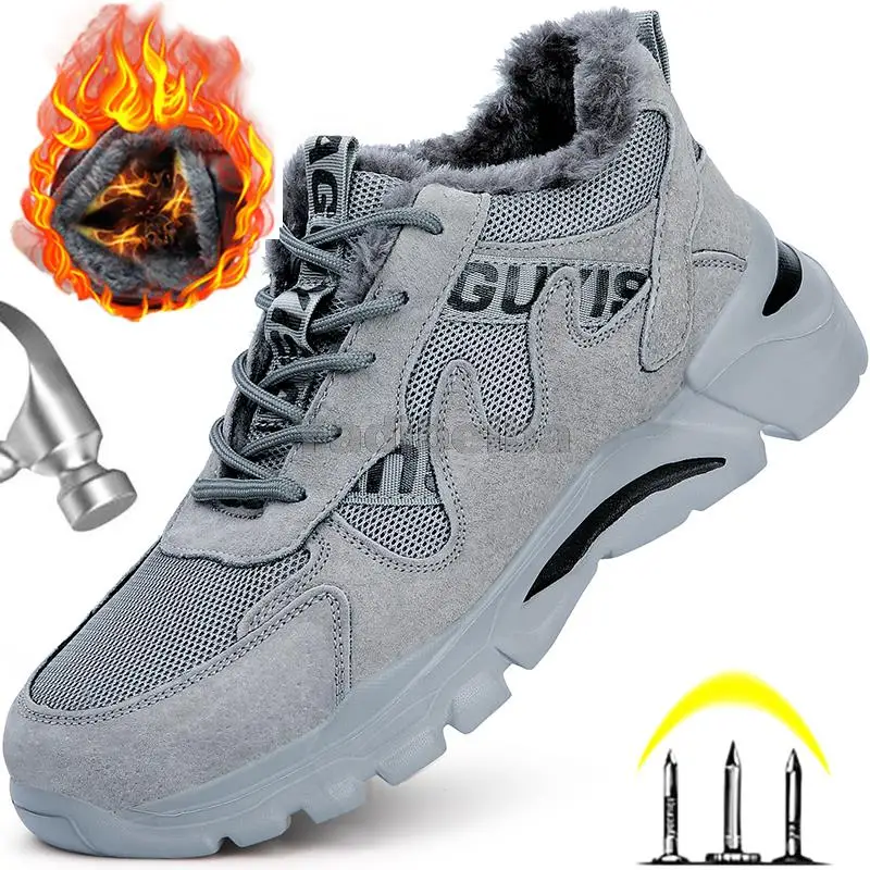 Safety Boots Men Winter Work Shoes Anti-smash Security Safety Shoes Anti-puncture Indestructible Boots Steel Toe Men Shoes 2021
Safety Boots Men Winter Work Shoes Anti-smash Security Safety Shoes Anti-puncture Indestructible Boots Steel Toe Men Shoes 2021