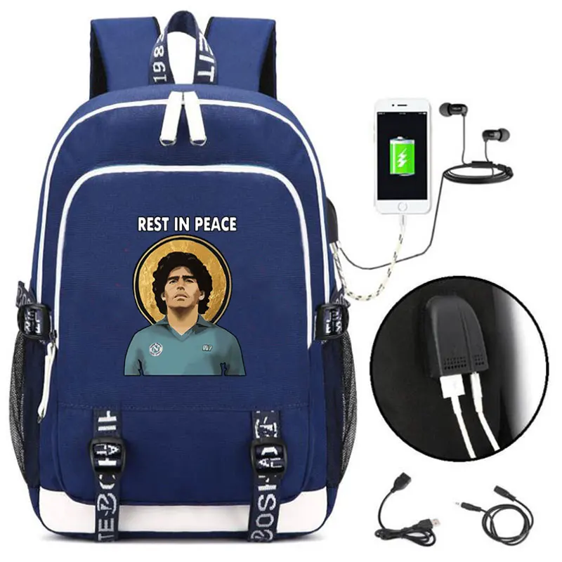 2020 New Commemorate Maradona Football Sport Bags Large Capacity Backpack Black Travel Backpack Men
2020 New Commemorate Maradona Football Sport Bags Large Capacity Backpack Black Travel Backpack Men
