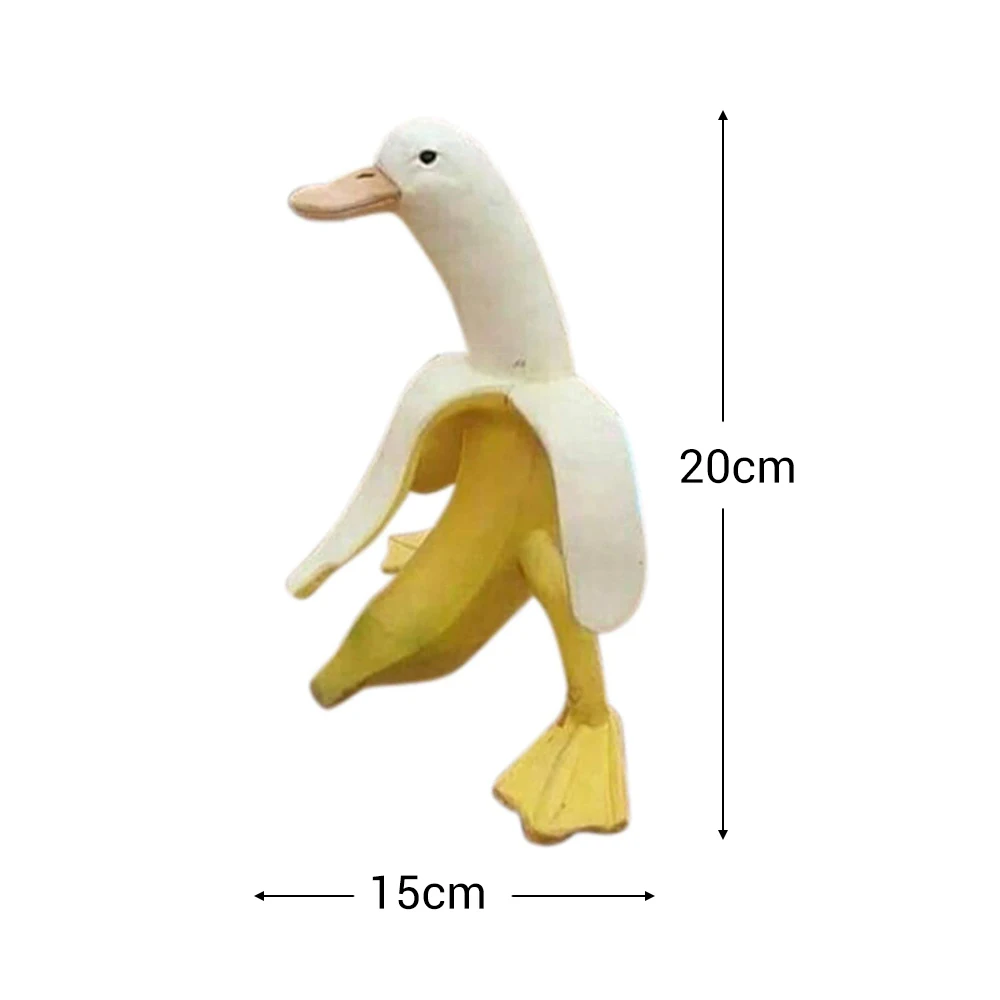 Creative Banana Duck Art Statue Garden Yard Outdoor Decoration Cute Whimsical Peeled Banana Duck Crafts Gifts For Kids
Creative Banana Duck Art Statue Garden Yard Outdoor Decoration Cute Whimsical Peeled Banana Duck Crafts Gifts For Kids