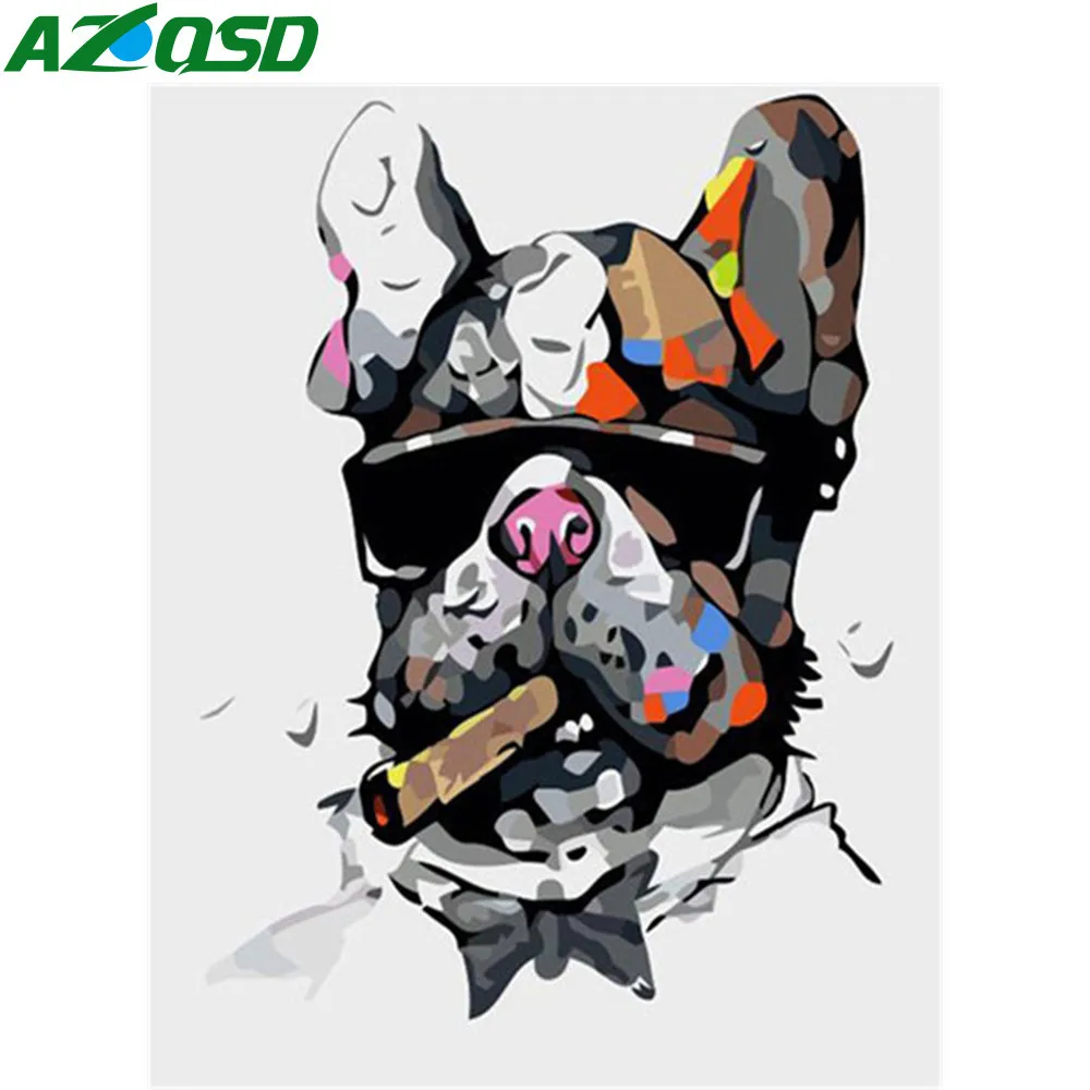 AZQSD Picture By Number Abstract Dog Handpainted Modern Wall Art Coloring By Numbers Animal Kits Acrylic Home Decoration
AZQSD Picture By Number Abstract Dog Handpainted Modern Wall Art Coloring By Numbers Animal Kits Acrylic Home Decoration