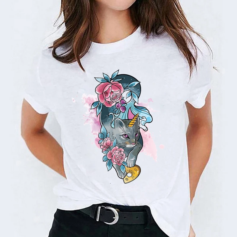 Cat Graphic T-shirts for Women Cute Pet Cartoon Funny 90s Style Girl Tees Trend Fashion Ladies Print Lady Womens Female T-Shirt
Cat Graphic T-shirts for Women Cute Pet Cartoon Funny 90s Style Girl Tees Trend Fashion Ladies Print Lady Womens Female T-Shirt
