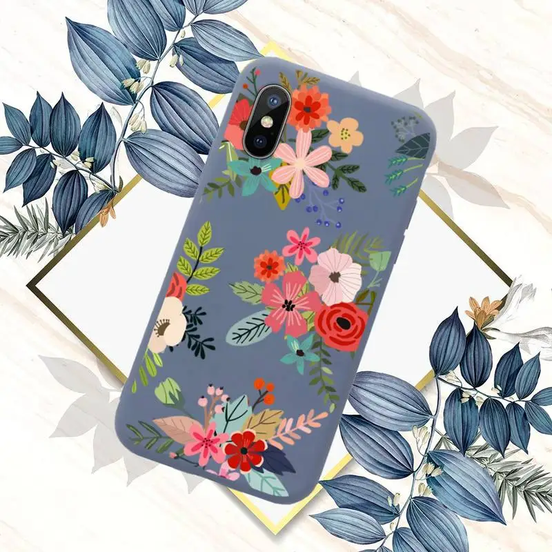 Fashion Cute Flowers Phone Case Candy Color for iPhone 11 12 mini pro XS MAX 8 7 6 6S Plus X SE 2020 XR 
Fashion Cute Flowers Phone Case Candy Color for iPhone 11 12 mini pro XS MAX 8 7 6 6S Plus X SE 2020 XR