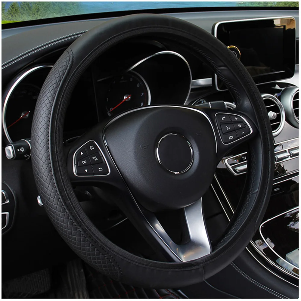 Из искусственной кожи чехол рулевого колеса автомобиля Для SsangYong Actyon Touring Ssang Yong