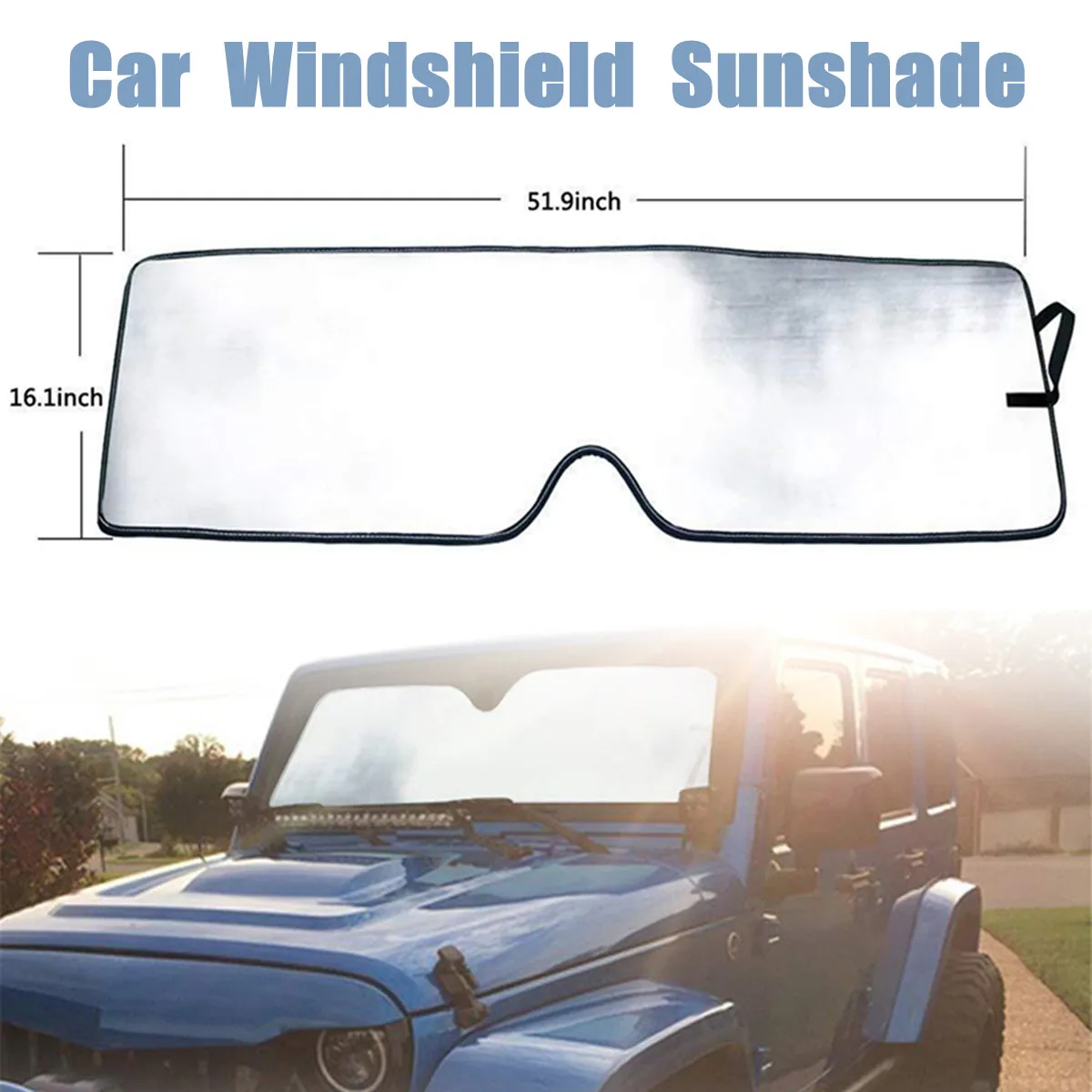 132x41cm Car Sun UV Shade Protector Parasol Auto Front Window Sunshade Covers for JEEP SUV Protection Accessories
132x41cm Car Sun UV Shade Protector Parasol Auto Front Window Sunshade Covers for JEEP SUV Protection Accessories